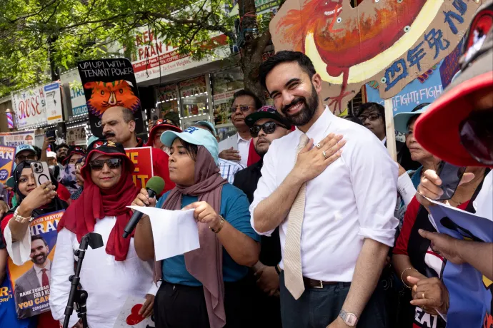 A muszlim szocialista, akitől pánikba esett a Demokrata Párt – ő lehet New York új polgármestere