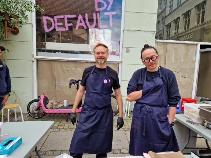 Jesper Emil Norrie és Martin Ho, a Poulette alapítói – Fotó: Ács Bori / Telex