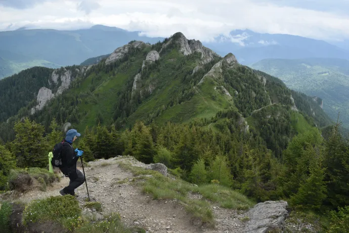 Gropșoare-csúcs meghódítása csak a kezdet, amitől vérszemet kap az ember, majd nincs megállás a Zăganuig (1814 m) – Fotó: Tőkés Hunor / Transtelex