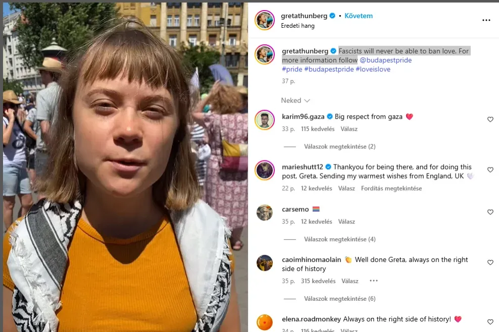 A BRFK várhatóan megszünteti a Greta Thunberg elleni eljárást is – Forrás: Telex.hu