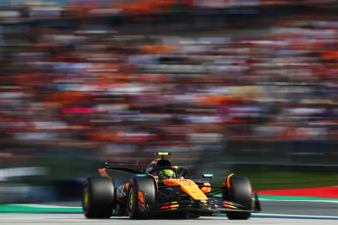 Hamilton felgyújtotta a pályát, mégis Norris verte agyon a mezőnyt az Osztrák Nagydíj időmérőjén, Verstappen csak a hetedik lett