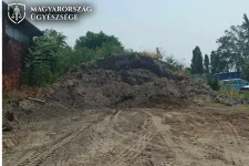 Védett partifecskék költőhelyét rombolta le egy férfi a munkagépével