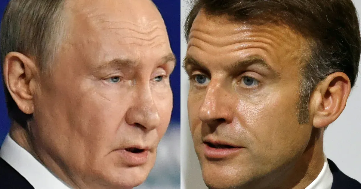 Három év után szóba állt egymással Putyin és Macron