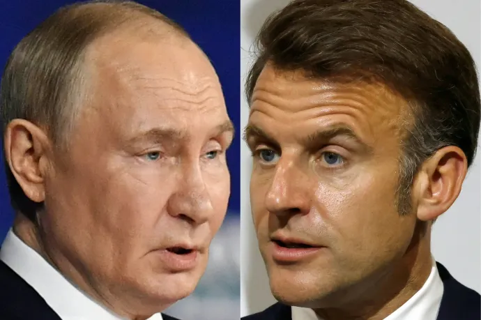 Három év után szóba állt egymással Putyin és Macron