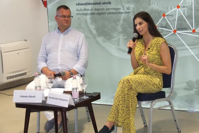 Szentkirályi Alexandra elment Győrbe, ahol sírni támadt kedve Budapest miatt