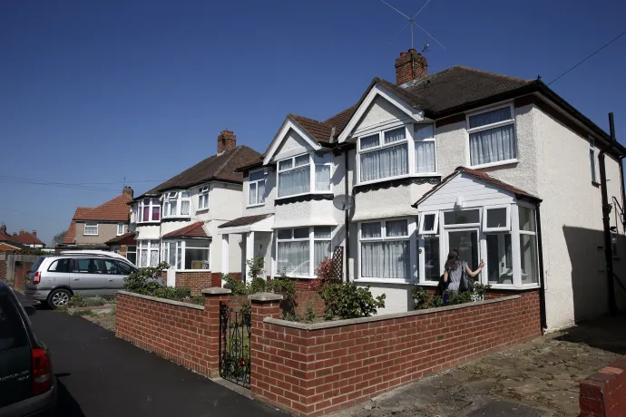 Sarao családjának háza Londonban 2015. április 22-én – Fotó: Adrian Dennis / AFP