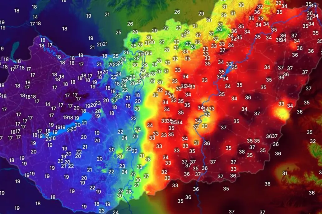 Brutális lehűléssel, szélviharral rúgta be az ajtót a hidegfront