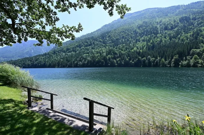 Leonhardkreuz, Obersee, vízesés, Lunzi-tó strandja – Fotó: Tenczer Gábor / Telex