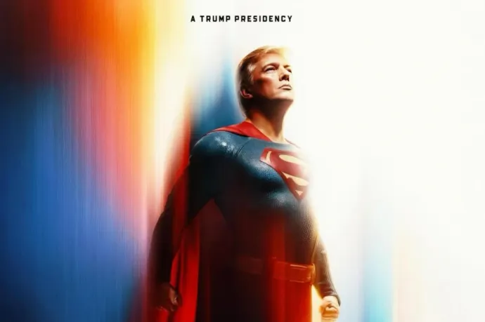 Woke bevándorlóként ábrázolta Donald Trumpot a Fehér Ház