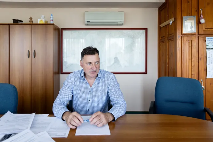 Eötvös Pál, Gárdony polgármestere – Fotó: Ajpek Orsi / Telex