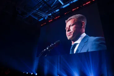 Magyar Péter úgy beszélt, mint aki biztos a győzelmében