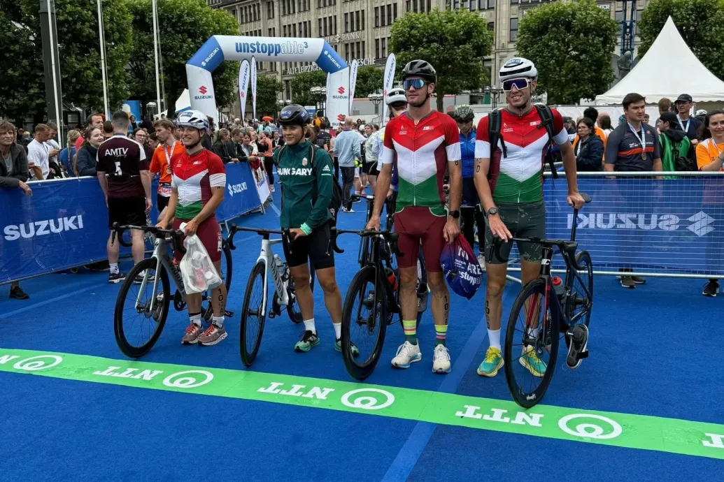 Hatodik helyen végzett a magyar vegyes váltó a hamburgi triatlon-világbajnokságon