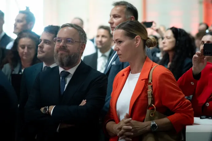 Orbán Balázs és Görbicz Anita egy Audi-rendezvényen – Fotó: Audi Hungaria