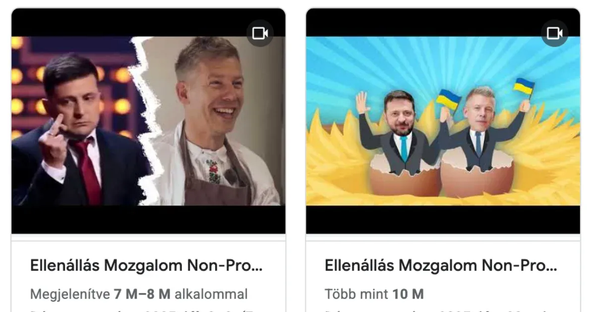 Egész Európa legdrágább politikai hirdetési kampányát folytatja Youtube-on a Nemzeti Ellenállás Mozgalom