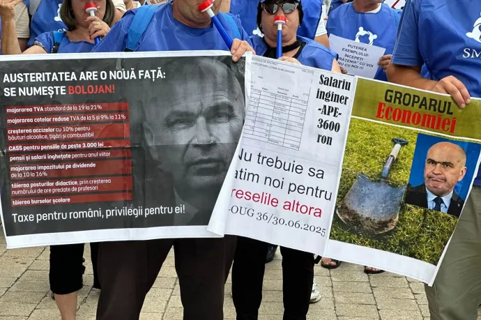 Memorandumot nyújtottak be a kormánynak a tüntető szakszervezetek