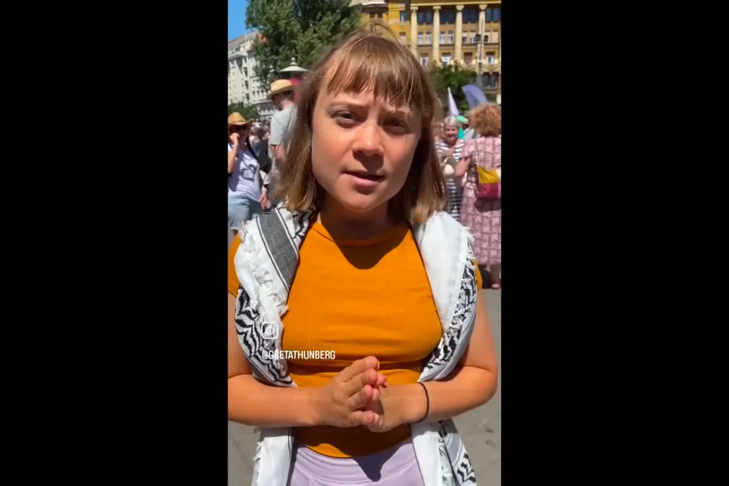 Szabálysértési eljárást indított Greta Thunberg ellen a budapesti rendőrség – Forrás: Telex.hu
