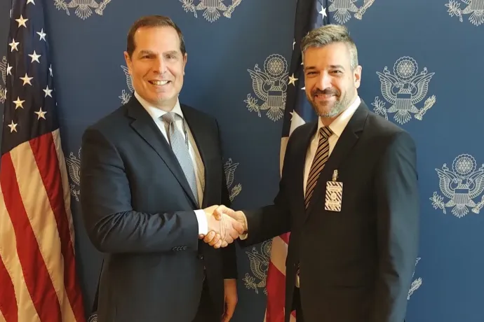 László András és Peter Marocco – Forrás: László András / Facebook