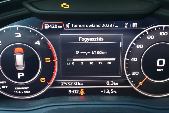 A vizsgálat idején az Audi számlálója 253 230 kilométeren állt – Fotó: Gor-Car