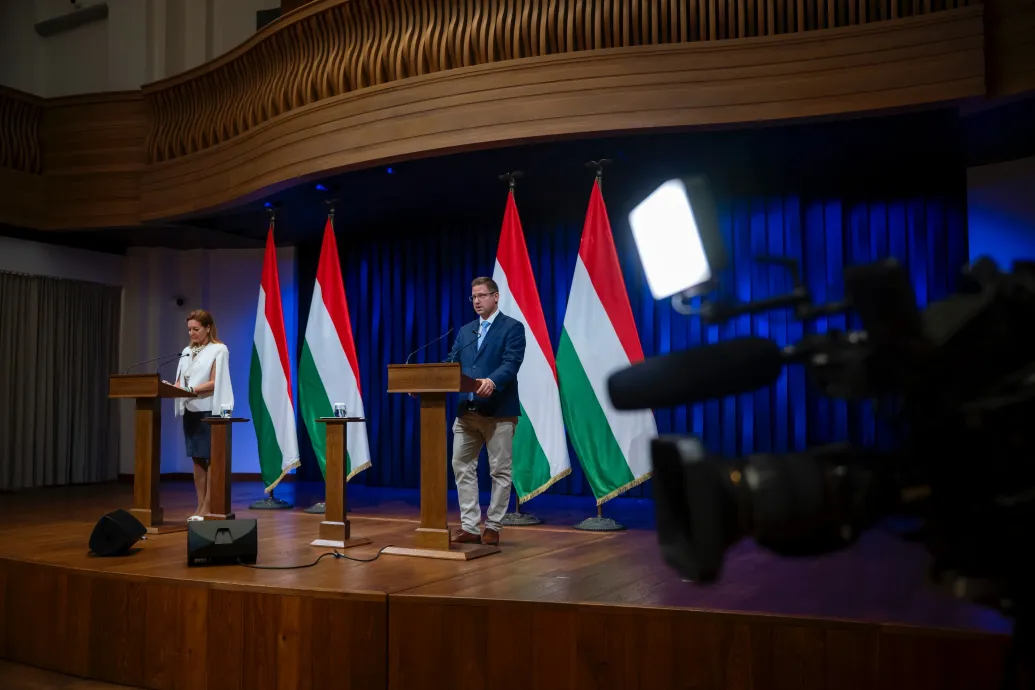 Kormányinfót tart Gulyás Gergely