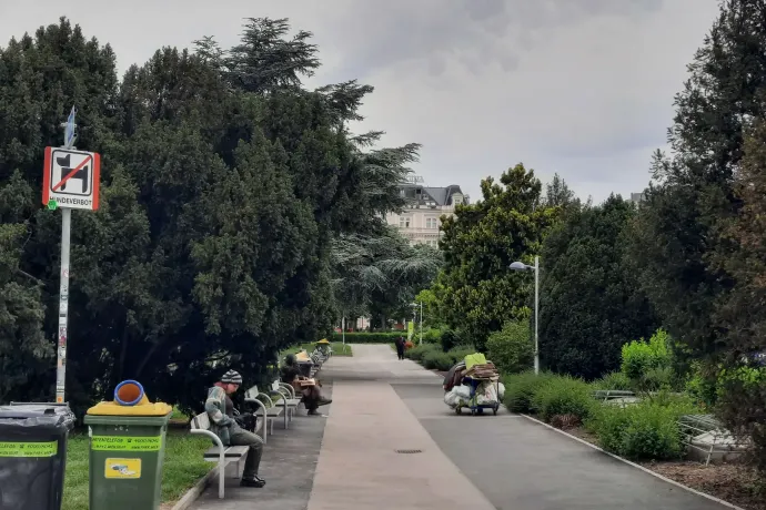 A homeless woman in Vienna's 9th district – Photo: Barbara Vincze / Telex