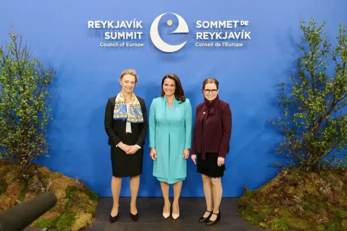 Katalin Novák at the Council of Europe summit in Reykjavík, spring 2023. Source: Katalin Novák Facebook