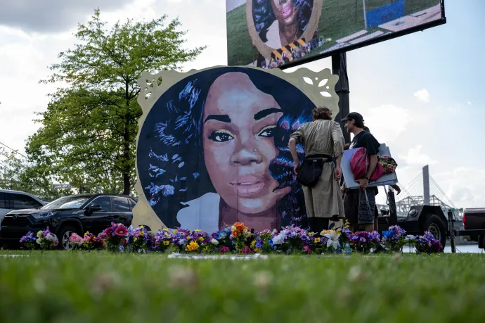 Megemlékezés Breonna Taylorért Louisville-ben 2021. június 5-én – Fotó: Jon Cherry / Getty Images / AFP