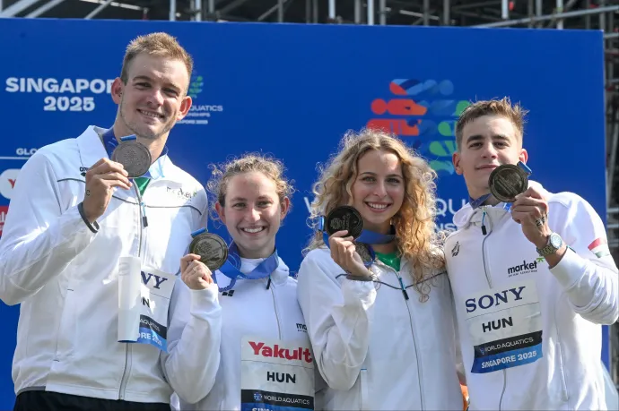 Vizes vb: bronzérmet szerzett a magyar váltó 6 kilométeren