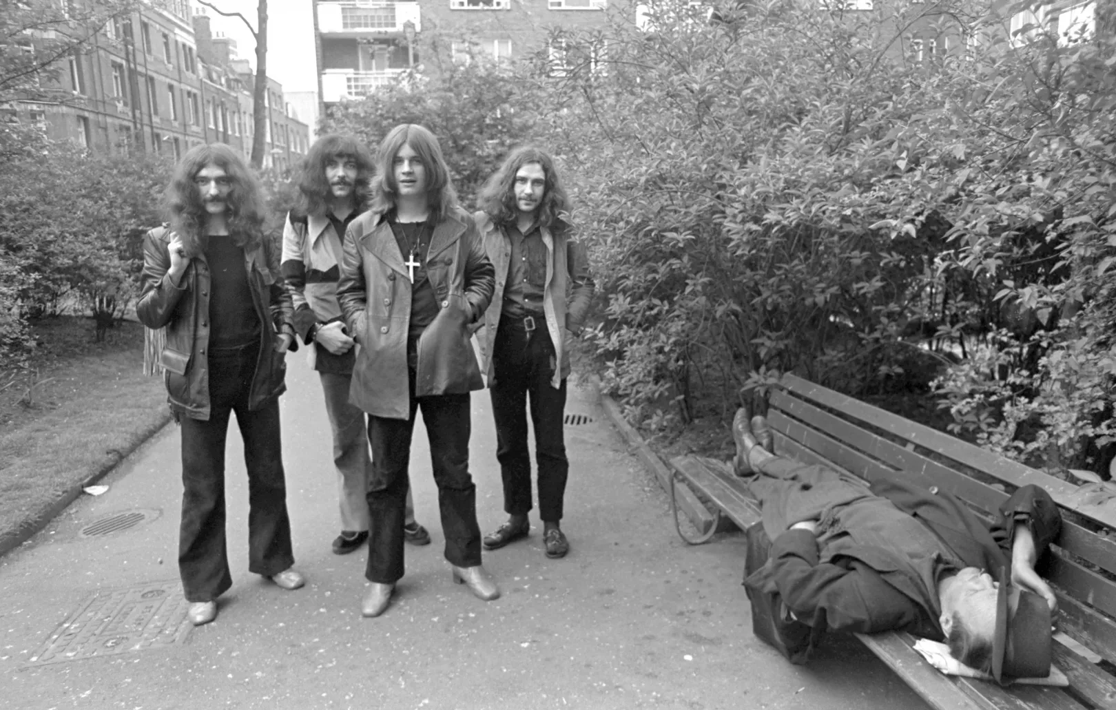 Geezer Butler, Tony Iommi, Ozzy Osbourne és Bill Ward 1971-ben – Fotó: Chris Walter / WireImage / Getty Images