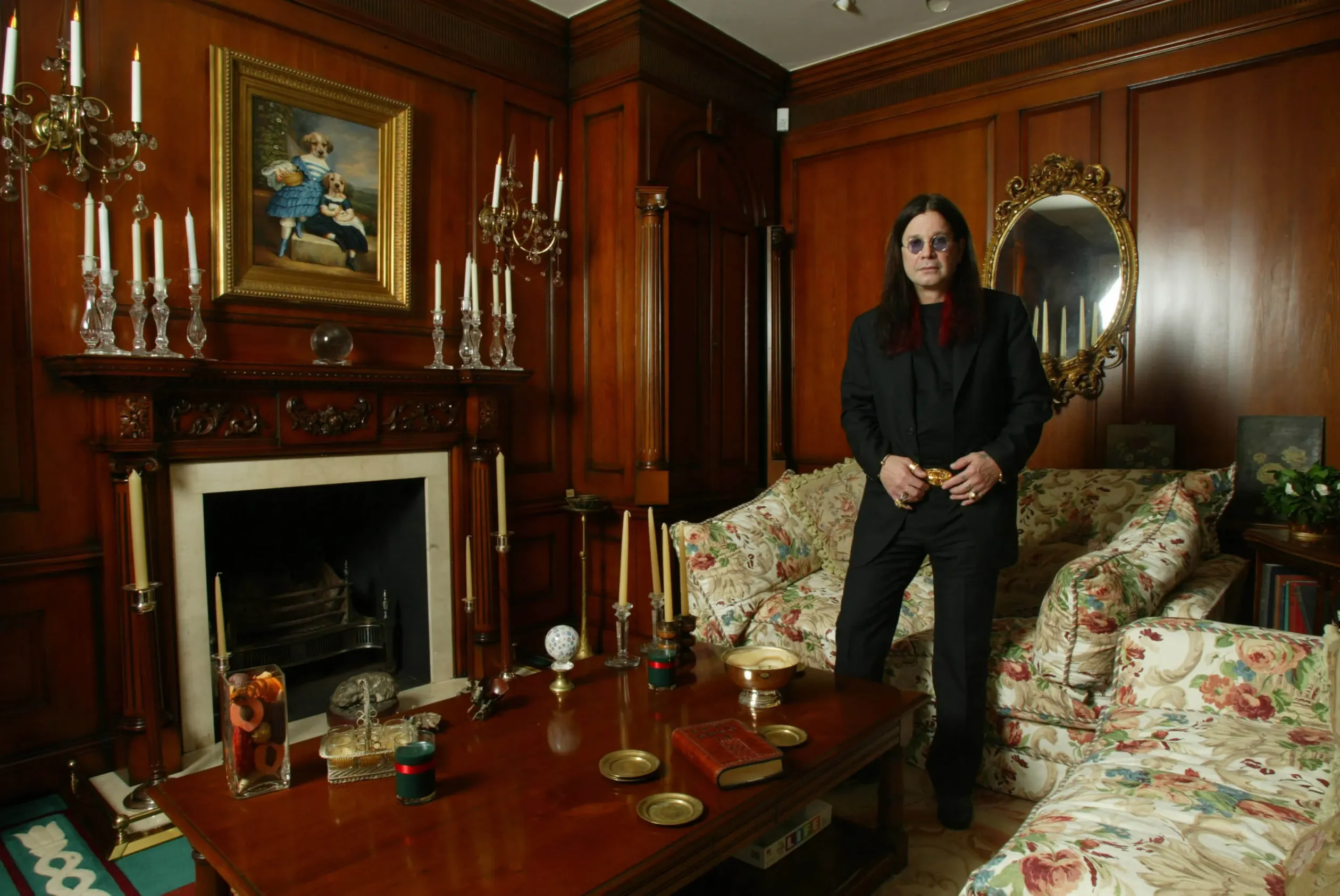 Ozzy 2002-ben Chalfort St Peter-i kúriájában – Fotó: Dave Hogan / Getty Images