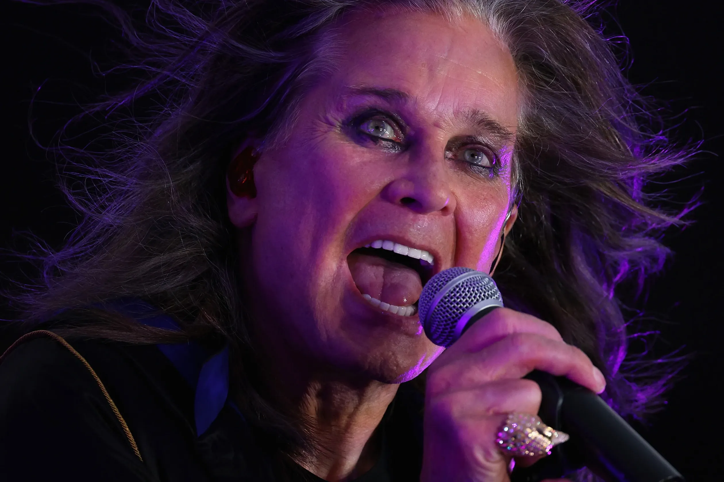 Ozzy Osbourne 2022-ben egy NFL meccs szünetében – Fotó: Harry How / Getty Images