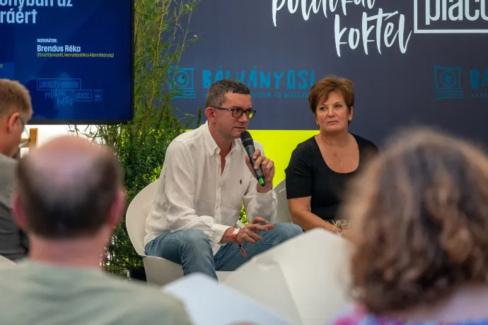 Karácsonyi Zsolt, az RMDSZ kultúráért felelős alelnöke részéről hangzott el a legkevesebb konkrétum – Fotó: Tamás Zsófia / Transtelex