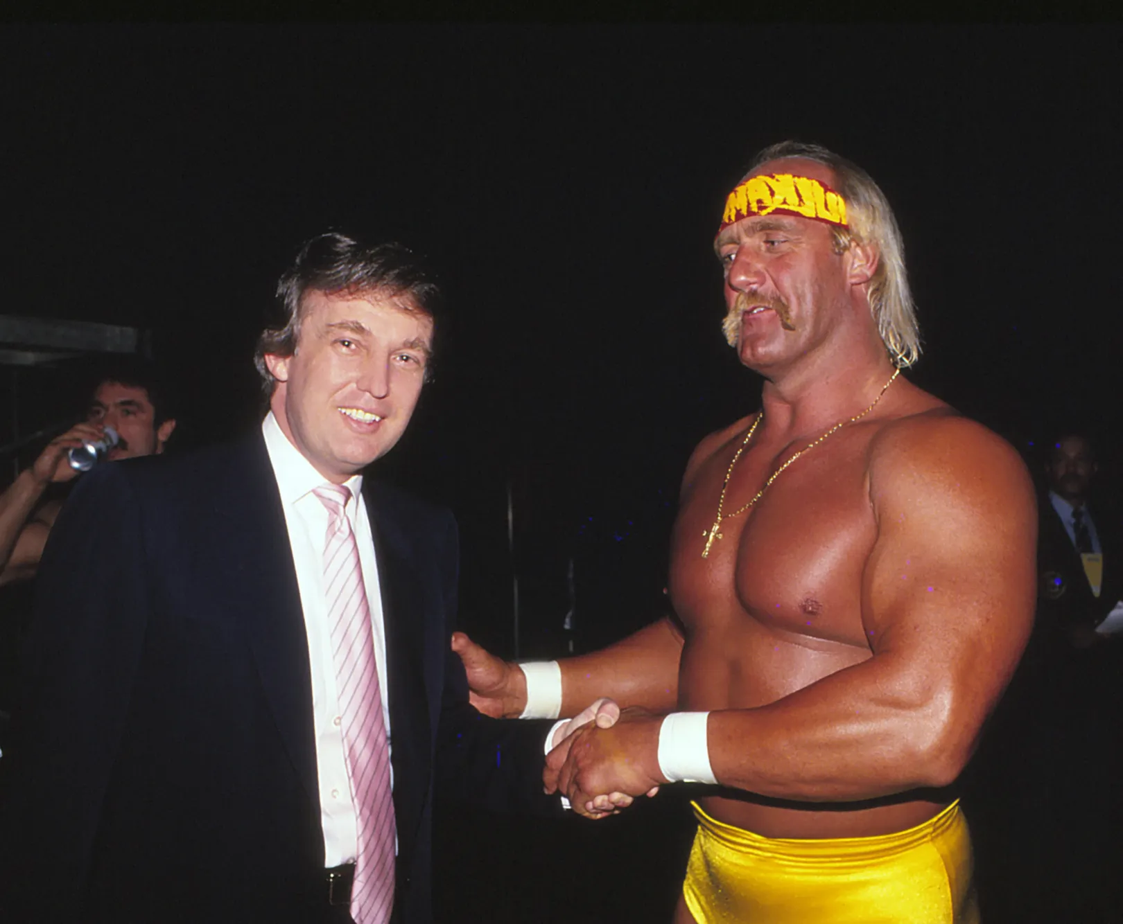 Donald Trump és Hogan Atlantic Cityben, 1987-ben Fotó: Jeffrey Asher / Getty Images