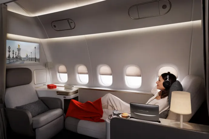 Az Air France La Première lakosztálya – Fotó: Claire-Lise Havet / Air France