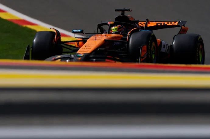 Új pályacsúccsal húzta be Piastri a Belga Nagydíj sprintidőmérőjét