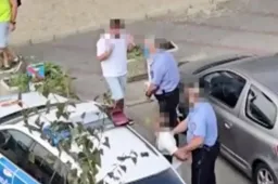 Elismerte a rendőrség, hogy jogszerűtlenül fújták le gázspray-vel az őket kamerázó férfit