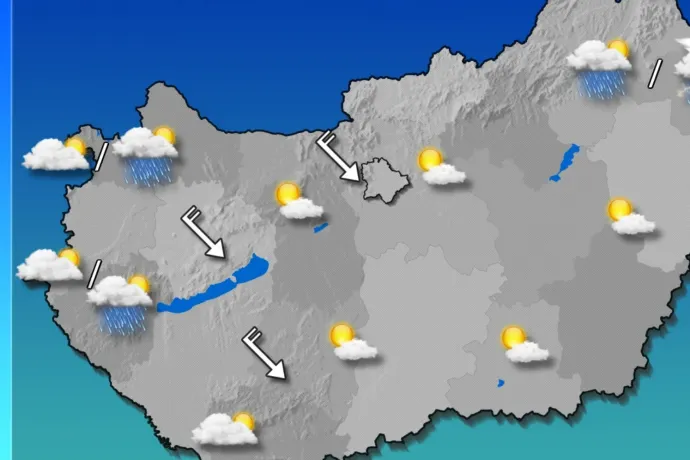Kicsit kisüthet a nap, de 30 foknál többre nem kell készülni