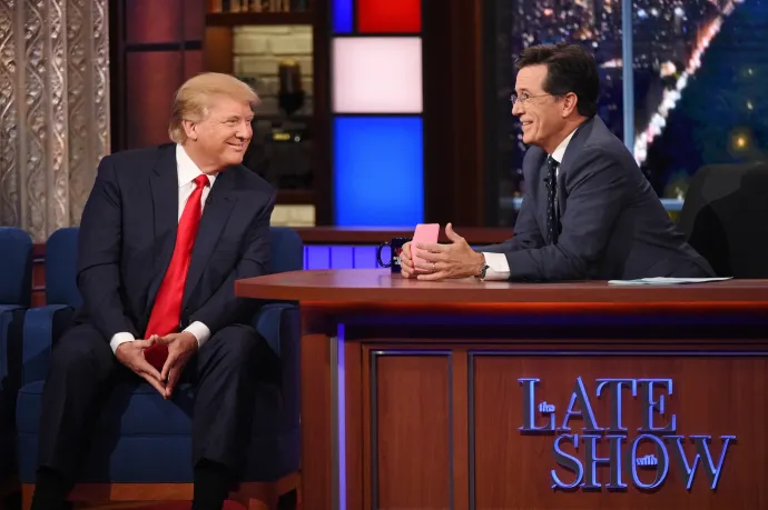 Trump szerint nem volt köze Stephen Colbert kirúgásához, a műsorvezető szimplán tehetségtelen