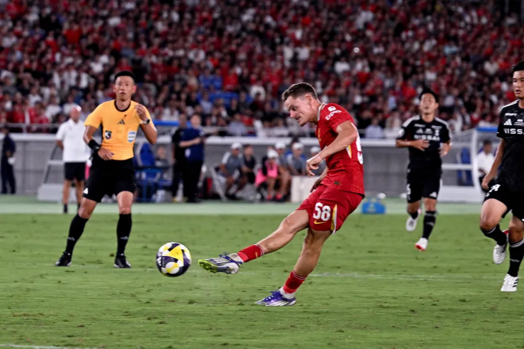 Florian Wirtz belőtte az első gólját a Liverpoolban – Forrás: Telex.hu