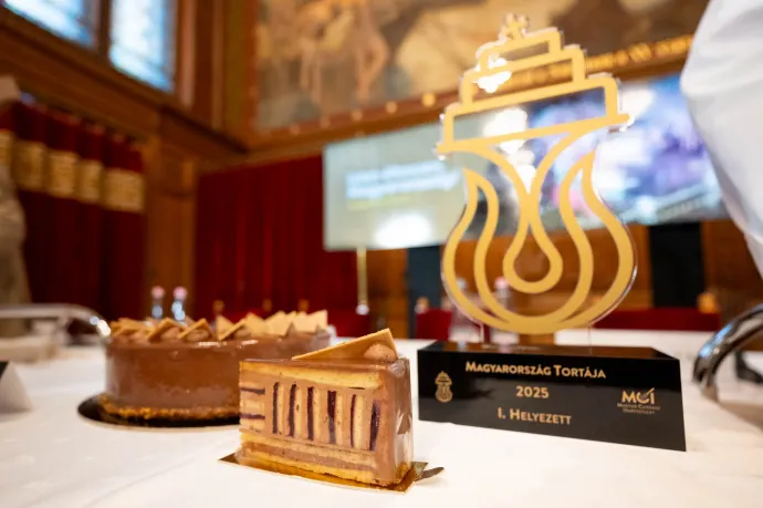DCJ Stílusgyakorlat, az ország 2025-ös tortája – Fotó: Magyar Cukrász Ipartestület