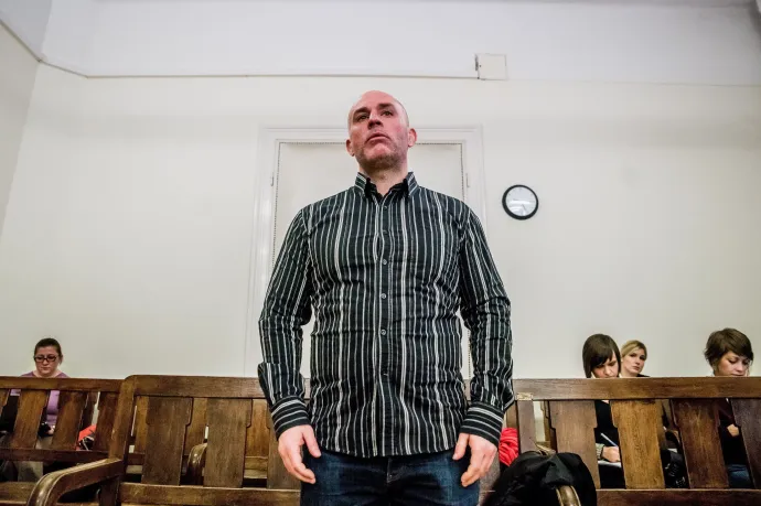Pityinger László Dopeman perének tárgyalásán a Fővárosi Törvényszék tárgyalótermében 2016. november 24-én – Fotó: Balogh Zoltán / MTI