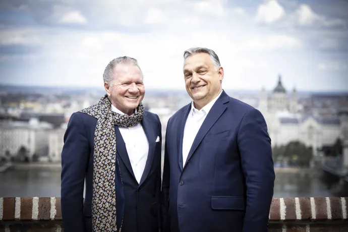 Orbán Viktor miniszterelnök fogadta Péterffy Tamást, az Interactive Brokers Group alapító-tulajdonosát a Karmelitában 2021. június 1-jén – Fotó: Fischer Zoltán / Miniszterelnöki Sajtóiroda / MTI