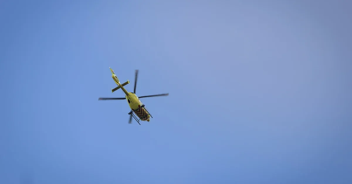Mentőhelikopterrel kellett kórházba vinni egy nőt a Budapest-Balaton bicikliút etyeki szakaszáról