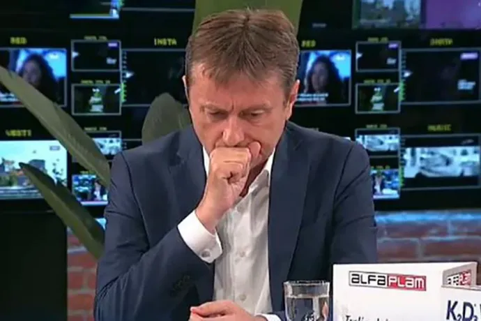 Élő adásban kapott agyvérzést a szerb befektetési miniszter