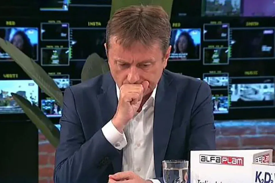Élő adásban kapott agyvérzést a szerb befektetési miniszter