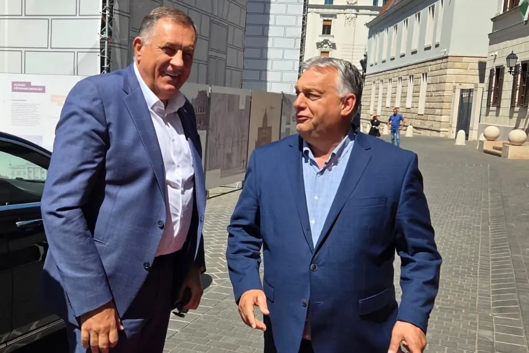 Orbán receives recently sentenced Bosnian Serb leader Milorad Dodik in Budapest Kép
