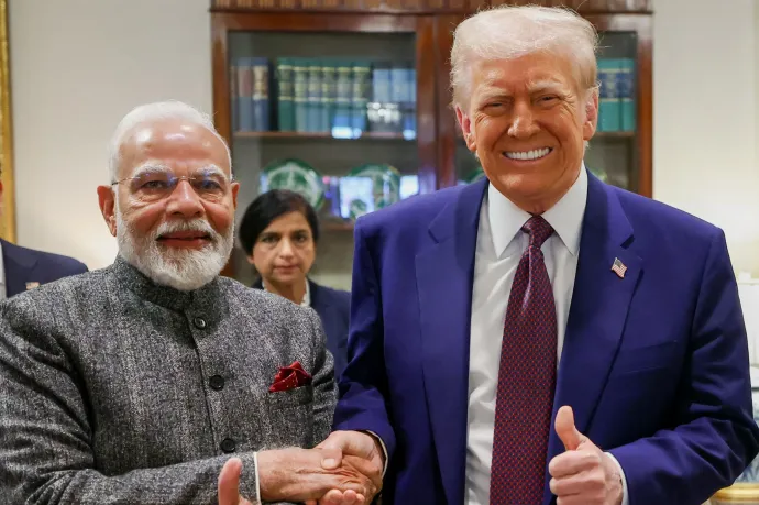 Trump 25 százalékos vámot vetett ki Indiára, amiért az orosz olajat vásárol