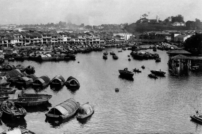 Szingapúr a századfordulón, az alsó képen Li Kuang-jao 1957-ben Fotó: Apic / Getty Images és Chew Boon Chin / ST / SPH Media / AFP