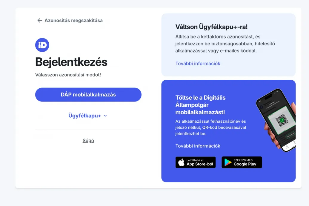 Ismét elérhetőek a digitális közigazgatási felületek