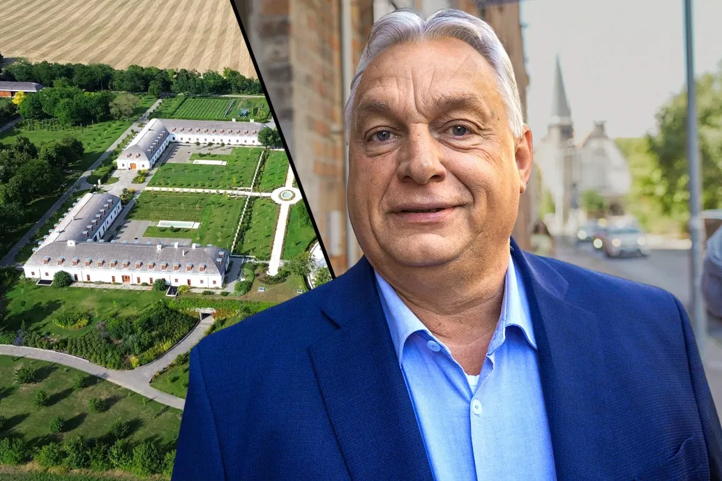 Orbán nem árulja el, hogy milyen gazdasági tevékenység folyik Hatvanpusztán – Forrás: Telex.hu