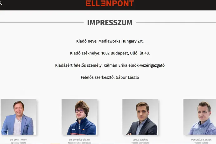 Az Origo egykori főszerkesztője, Gábor László az Ellenpont nevű új lap vezetője lett